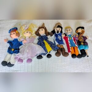 Vintage Czech Republic Royal & Fairy Hand Puppets
